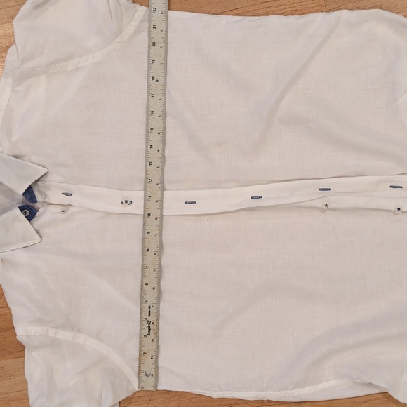 White Linen Shirt - Picture 4 of 5